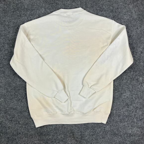 Platinum Sweats Sweater Mens Size L White Pop Pop Hanko Funny Grandpa Graphic - Picture 7 of 8